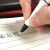 苏拉达钢笔铱金钢笔墨水笔明尖学生用书写钢笔签字笔-透明蓝色