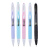 三菱MITSUBISHI UNI 时尚签字笔中性笔 按动式圆珠笔走珠水性笔学生考试专用 0.5mm 天蓝色 日本进口学习文具