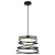 雷士（NVC）吊灯 现代简约单头吊线灯客厅餐吊灯  铁艺素雅黑 E27灯头无光源