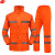 谋福 CNMF8029 安全反光分体执勤雨衣套装 透气路政户外成人分体骑行交通警示雨衣YGJ01 3XL-185可定制