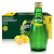 巴黎水（Perrier）法国原装进口 气泡水 柠檬味 玻璃瓶装 整箱装 330ml/瓶*24瓶