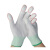 劳博士 尼龙手套 PU涂指 涂掌 浸胶涂层点塑手套 防滑手套 绿色 PU涂掌（绿M-10双）