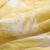 御棉堂 纯棉被全棉多功能保暖被芯被套两用空调被 黄色羽毛 200*230cm