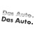 浮生 汽车个性改装DAS AUTO车标适用于高尔夫CC迈腾凌渡朗逸Volkswagen车尾字母贴 DAS AUTO金属尾标银色