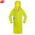 谋福 安全反光雨衣 风衣式荧光黄雨衣 牛津涂层布 雨披 3XL-180