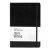 广博(GuangBo)A5笔记本子绑带记事本商务办公硬面皮面本 120张 黑色 GBP20001