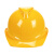 谋福CNMF 8413 ABS V型透气安全帽工程帽 可定制logo收费 黄色款