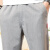 俞兆林（YUZHAOLIN）休闲裤 男士时尚休闲棉麻纯色小脚九分裤B235-K60灰色XL
