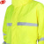 谋福 安全反光雨衣 风衣式荧光黄雨衣 牛津涂层布 雨披 3XL-180