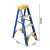 稳耐 werner OBEL04 工程梯 玻璃钢绝缘梯子单侧人字梯1.2米电工工作站电力安全梯工业级通信电信四步登高梯