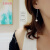艾姝S925银耳饰精品甜美百搭韩范多用长款珍珠耳线气质 8mm珍珠