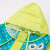 柠檬宝宝 lemonkid新款儿童雨衣男女童小孩宝宝雨披书包位学生雨披 LE201516 绿色小眼睛 S