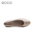 ECCO爱步牛皮圆头浅口舒适平跟女单鞋 触感芭蕾舞鞋2.0系列271503 裸粉色27150351016 36