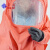 紫羲呼吸器内置式消防防化服重型防化服全密封耐酸防护服防护服隔离化学物品耐酸碱服 橘色