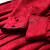 VOA锈红色提花真丝长袖风琴褶POLO领中腰X型大摆连衣裙 A6135 落霞红(105) 180/3XL