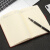 申士（SHEN SHI）J1025棕黄色 A5/25K 商务记事本 带扣皮面笔记本