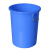 科力邦（Kelibang） 大号塑料桶 圆形收纳桶大容量水桶酒店厨房工业环卫物业垃圾桶 60L蓝色无盖 KB3001