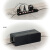 日本进口inomata 集线盒电线收纳盒拖线板插座理线盒 电源保护盒 黑色
