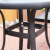 梵派（FAPOLITE）户外桌椅庭院休闲塑木咖啡桌椅室外花园防水防腐耐晒铝合金桌椅 竖纹椅4张+80CM方桌