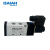 ISAIAH 4V 三位五通 双电控 电磁阀 多电压可选  4V330C-10(AC220V)
