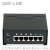 SZHY-LINK HDMI DVI VGA转网络放大器网络延长器带音频 以太网络RJ45放大器延长器1分4 600M