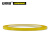 安赛瑞 桌面定位划线胶带 警示贴彩色6S物品定位贴 黄 5mm宽*66m长 14401