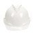 谋福CNMF 8413 ABS V型透气安全帽工程帽 可定制logo收费 经典白