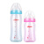 贝亲（Pigeon）玻璃奶瓶带硅胶保护层 新生儿防胀气宽口径玻璃奶瓶 蓝色160ml带SS奶嘴