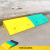 虎邦 马路牙子台阶垫斜坡垫汽车上坡垫门槛斜坡板塑料路沿坡三角垫爬坡垫 黄色-高11cm