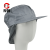 厚创厚创 工作帽棉食用品帽男女通用防尘透气车间帽子 灰色头顶布