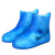 防雨鞋套男女防滑加厚耐磨底防水鞋下雨天学生儿童雨鞋套时尚可折叠一体成型雨鞋套 蓝色 40/41码