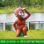 悦吉祥 猴年花园摆件卡通仿真猴子园林动物庭院工艺装饰品玻璃钢雕塑 ZH545-4黄毛小猴子 1