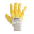瑞珂韦尔（Rockwell) 劳保手套黄丁腈涂层针织手套耐油耐磨透气维修手套DY1005 XL码1双