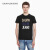 Calvin Klein Jeans/经典款 男士圆领撞色Logo短袖T恤 4AFKS33 099-黑色 L