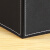 雅皮仕 皮革小号笔筒收纳盒 简约办公用品桌面收纳盒 创意文具整理盒笔筒 黑针