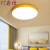 灯爵仕LED吸顶灯北欧灯具现代简约客厅卧室书房圆形马卡龙创意儿童房灯 直径30cm单白色