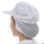 厚创厚创 工作帽棉食用品帽男女通用防尘透气车间帽子 灰色头顶布