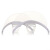 名典上品 微笑透明口罩 酒店餐饮餐厅食堂卫生 食品级口罩  双面耐用防雾 无logo版 10只/盒 MS-200N