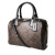 COACH 蔻驰 奢侈品 女士波士顿桶包单肩手提包PVC 棕色 小号 F58312IMAA8/F32203IMAA8(新老货号随机发货）