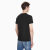 Calvin Klein Jeans/经典款 男士圆领撞色Logo短袖T恤 4AFKS33 099-黑色 L