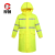 厚创 安全反光雨衣长款 交通雨衣透气男女式卫工作雨衣荧光色雨衣 XXL号170-175