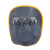 厚创 电焊面罩可拆卸 牛皮焊工面罩 隔热防护氩弧焊工业面部防护 牛皮面罩配灰色眼镜/1套