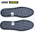 安赛瑞 12570 竹炭鞋垫（5双装）35码 活性炭鞋垫 吸汗鞋垫 夏季透气鞋垫