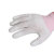 瑞珂韦尔（Rockwell） PU涂指尼龙针织精细净化电子作业劳保手套透气PU2001 白色(1副装) S