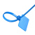 酷比客（L-CUBIC） 网线标签扎带 做记号标签牌扎带 线束加宽扎带 固定尼龙扎带 3*150mm 7色 250条/袋
