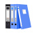 新时达 A4档案盒塑料文件盒办公加厚资料盒会计凭证整理收纳盒塑料资料办公用品人事文档单个装 蓝色/厚度3.5cm