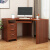 御雕龙 实木电脑桌 转角书桌 写字台 书桌书柜书架组合 K0621 全实木靠背椅-不单卖