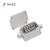 上海天逸电器 接线盒PC 灰盖(70*50*36)内置4副接线端子；P03601