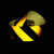星工（XINGGONG）高反光车身反光标识 汽车红白反光膜胶带卡车挂车反光条货车反光警示贴 10CM黄色斜纹