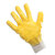 瑞珂韦尔（Rockwell) 劳保手套黄丁腈涂层针织手套耐油耐磨透气维修手套DY1005 L码5双